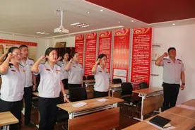 “退团不褪色  离团不离心”——省酒泉处各基层团支部举行超龄团员离团仪式图片