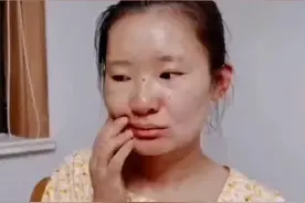 山西一女子怀孕38周突然面瘫，丈夫不厚道微笑，网友：似曾相识图片