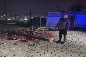 【一线传真】合阳一男子喜提新车放鞭炮被处罚（图）图片