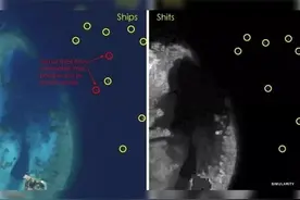 中国船在南海“倒粪便”？美公司报告被“打脸”：船是不明船只，且照片摄于澳大利亚大堡礁图片