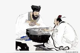 下棋能看出一个人的人品，元稹为挽救败局，直接吞掉对方的棋子图片