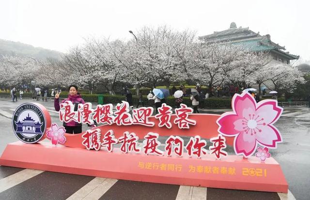 2020→2021，来看武大樱花这组对比照