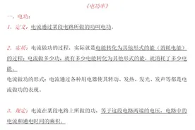 九年级物理知识点总结图片
