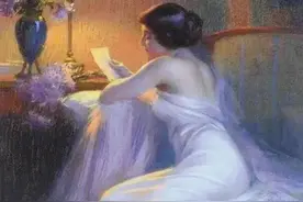 33张西方油画人物，典雅与优美的女全身像图片