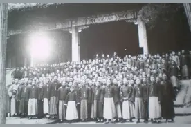 1936年，孔府在山东摆了一场婚宴酒席图片