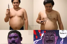 泰国小哥cos胖虎，好不容易忘记的漫画，又想起来了图片