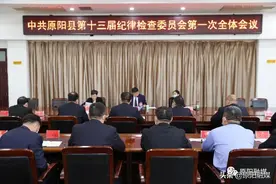 中国共产党原阳县第十三届纪律检查委员会举行第一次全体会议图片