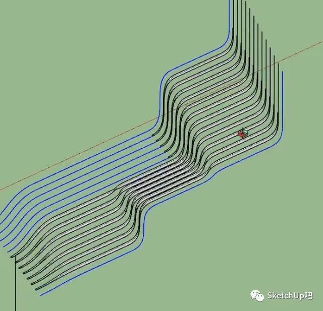 最浪的奇葩楼梯建模，SU依然轻松搞定？
