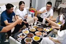 许敏到达驻马店：奇奇看到奶奶兴奋不已，田静准备好了丰盛的晚宴图片