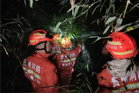 六女子进山采笋一人失踪 消防员联合民警连夜搜山图片