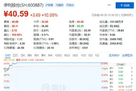 股价盘中涨停创历史新高！伊利上半年营业总收入475.28 亿，提前进入全球5强图片