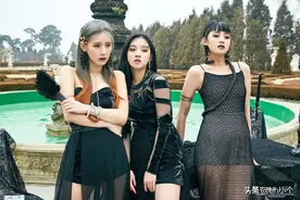 (G)I-DLE迷你三辑写真拍摄现场花絮照 黑白概念 6人6色的美~图片