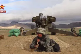 西藏军区炮兵火力突击演练 为何用了一款服役超50载的老炮？图片