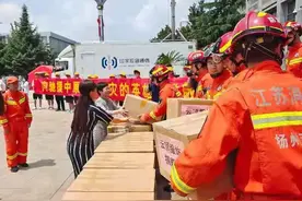 中原区慰问消防官兵等救援队图片