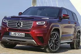 奔驰大G出了7座城市版？或配V8+电机+三把锁，就这车灯也忒小了图片