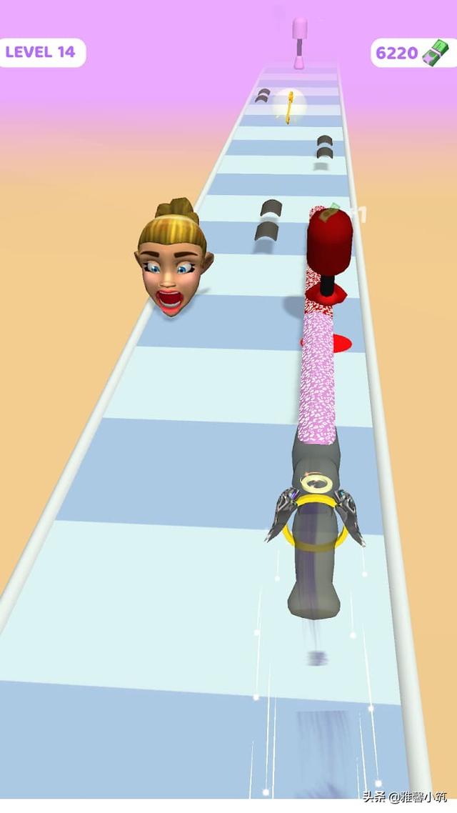 《指甲堆栈》：美甲跑酷的手游，自助涂色，点缀丰富