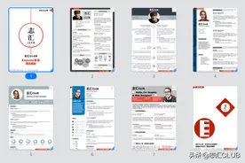 Keynote模板-简历模板图片