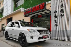 雷克萨斯lx570内饰翻新，这次改装有点帅气图片