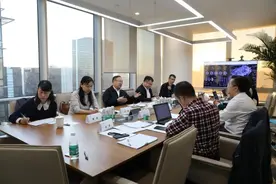 广西产研院赴北京对接奇点控股公司图片