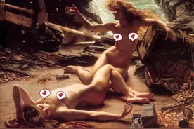 经典画作｜风暴女神洞穴图片