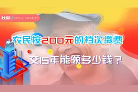 农民养老金怎么计算？按照200元的档次缴费，60岁能领多少钱？图片