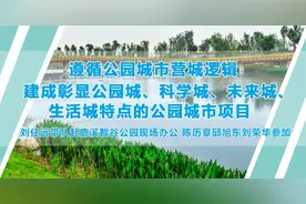 建成彰显公园城、科学城、未来城、生活城特点的公园城市项目！ 刘任远带队赴鹿溪智谷公园现场办公图片