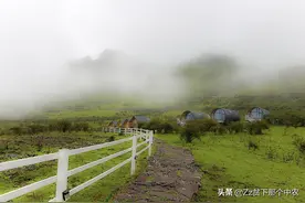 汉源轿顶山，户外自驾摄影天堂，蓝天白云草地云海星空全包罗图片