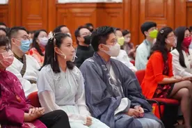 郭晶晶夫妻汉服造型曝光！阔太变大家闺秀老公变公子，形象大变图片