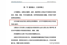 法定代表人未在财报签字 *ST同洲收函：失联了？确认没？图片