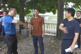 芗城区委书记调研“中国女排娘家”基地项目征迁工作图片