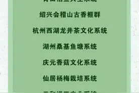 浙江再添2个中国重要农业文化遗产！图片
