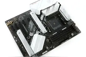 完美支持Zen 3+DDR4 4000，还能降噪 ROG B550吹雪主板实战图片