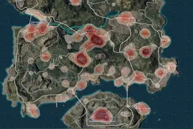 海岛地图热度分布图图片