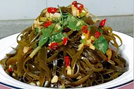 海带直接下水泡你就错了，教你正确做法，清新爽脆开胃，比吃肉香图片
