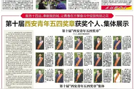 服务十四运、奉献我的城，让青春在不懈奋斗中绽放绚丽之花 第十届西安青年五四奖章获奖个人、集体展示图片