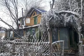 加拿大夫妇用粘土和稻草造房子住进森林，种菜养马牛鸡鸭，两个孩子在家上学，每年省一大笔钱图片