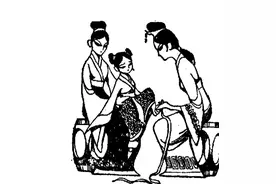 妇女缠足的来历图片