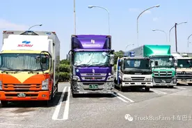 日本高速公路服务区随拍！卡车居然都这么帅图片