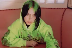 个性少女Billie Eilish碧梨，我太喜欢听她那首《bad guy》了图片