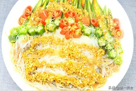 秋葵怎么做才好吃，大厨教你做秋葵蒸粉丝，营养不流失，鲜嫩爽口图片