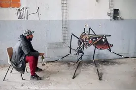 这才是裸眼3D画，让人怀疑自己的眼睛，其他的立体画都弱极了图片