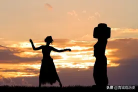 神秘复活节岛上的原始居民图片