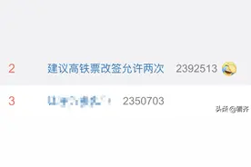 高铁票可改签两次，合理收费？你支持吗？图片