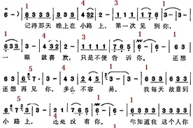 歌曲《第一次见到你》欣赏图片
