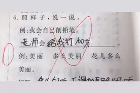 “我妈三天没打我了”，小学生“零分试卷”走红，智商超过同龄人图片
