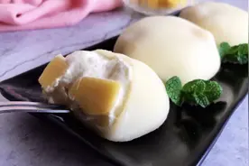 雪媚娘最详细好吃的做法，一分钟学会，软糯香甜真好吃图片