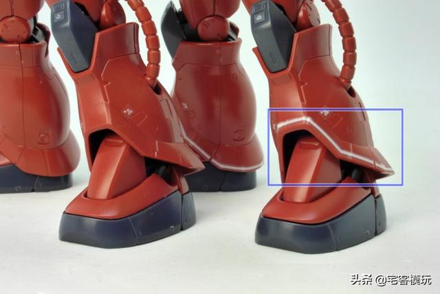 模玩测评：转11区测评系列 HG GTO 夏亚专用扎古II 红色彗星Ver.