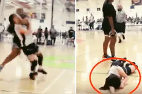 华裔少女被黑人暴打，重拳砸头当场脑震荡，施暴者父亲是NBA球星图片