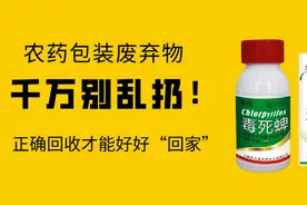 关乎每一个农民朋友！农药包装废弃物以后要这么处理啦图片