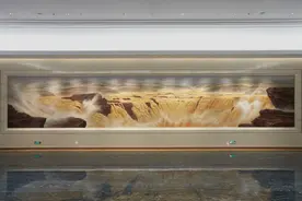 “长江黄河”奔腾在党史馆，两幅壁画长卷绘就民族精神图片